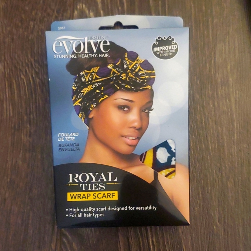 Royal Ties Wrap Scarf for all hair types - Brand New ✨️